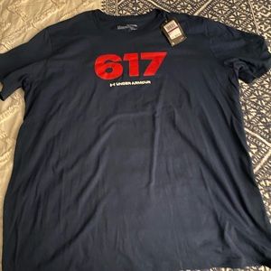 Mens Boston under armour tee